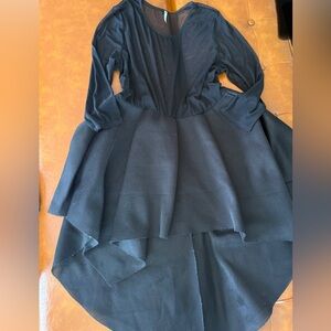 Auditions Black High-Low Women's Dress